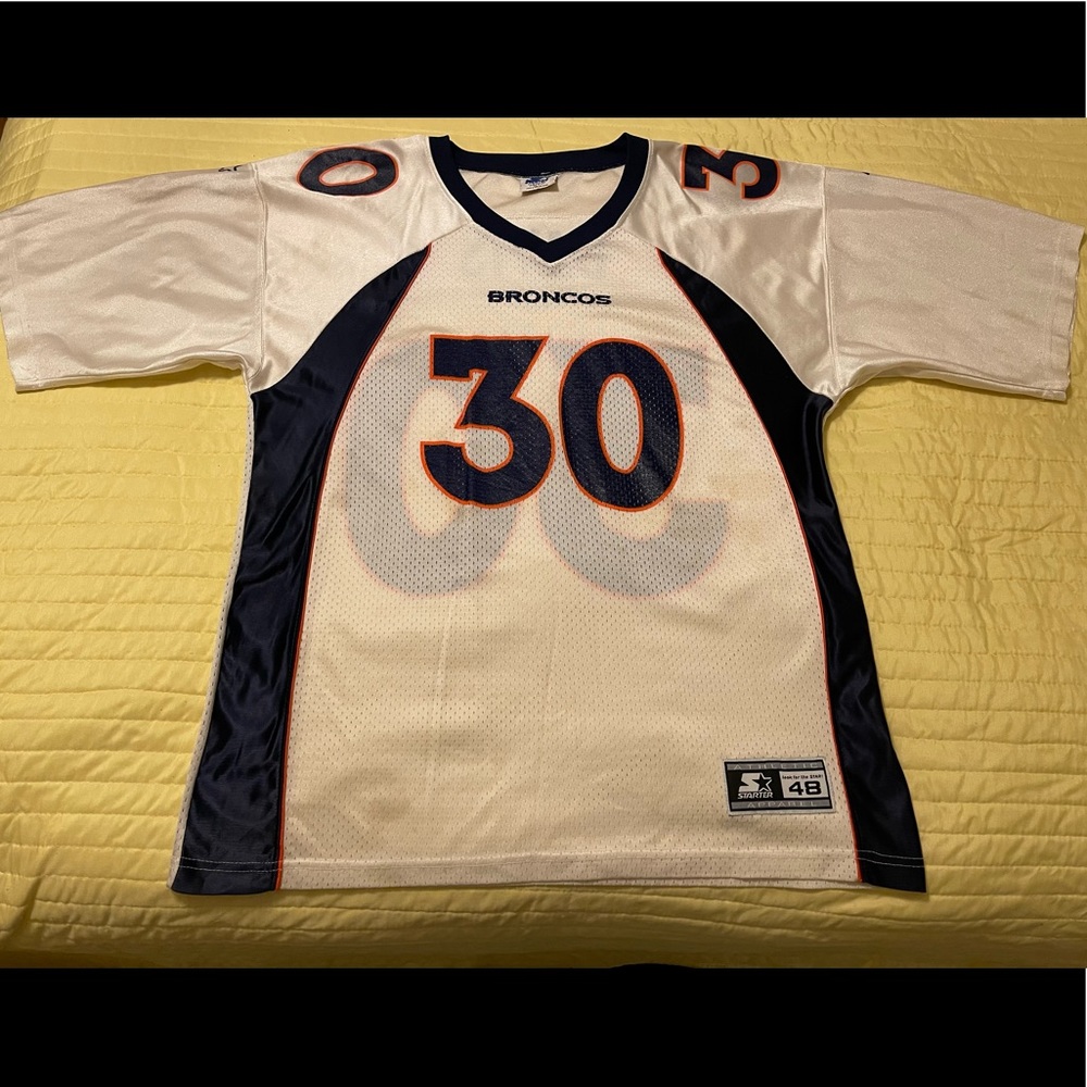 Denver Broncos Authentic Starter Jersey - #30 Terrell Davis NFL Mens
